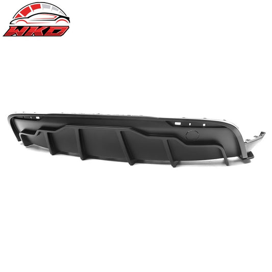 Wholesale 20-25 Tesla Model Y Matte Black Rear Bumper Lip Diffuser Shark Fin Splitter