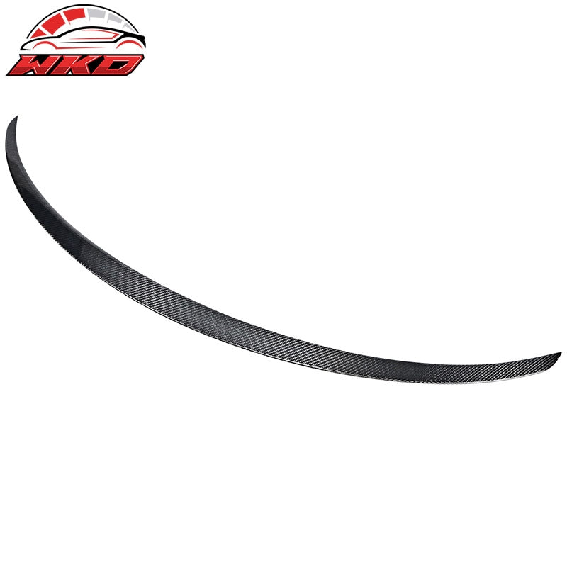 Fits 20-25 Tesla Model Y OE Style Rear Trunk Spoiler Wing Real Carbon Fiber CF