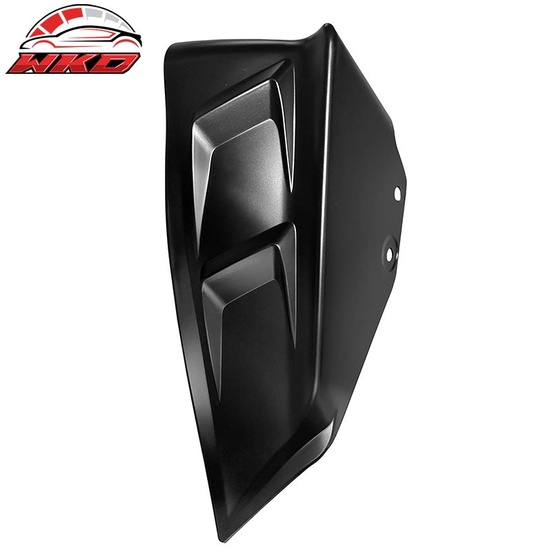 Fits 20-25 Tesla Model Y Matte Black Rear Bumper Spoiler Splitters PP 2PCS Apron