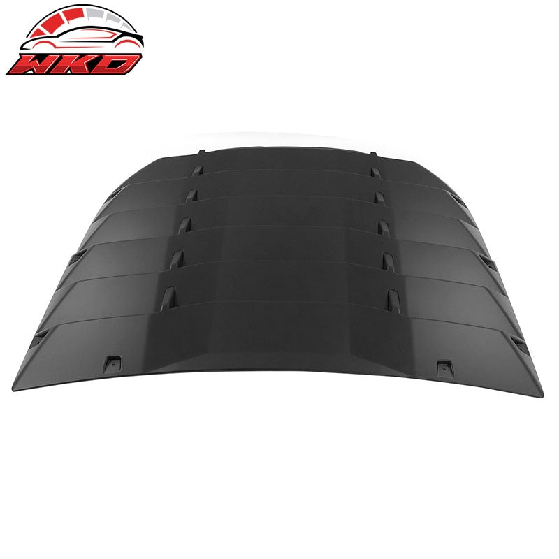 Fits 20-24 Tesla Model Y Rear Window Louver Sun Shade Cover Vent Matte Black 2PC