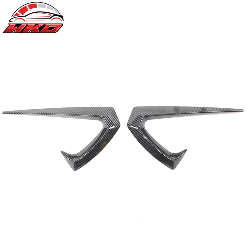 Wholesale 20-23 Tesla Model Y Carbon Fiber Print Side Fender Camera Vent Cover Trim