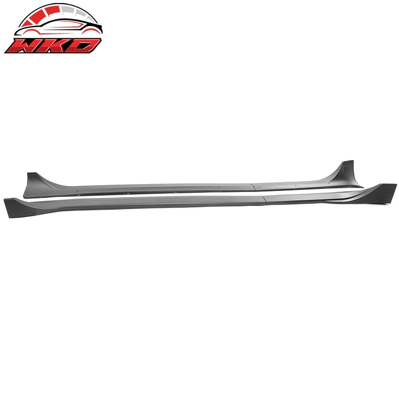 Fits 20-25 Tesla Model Y Matte Black Side Skirts Extension Splitter Rocker Panel