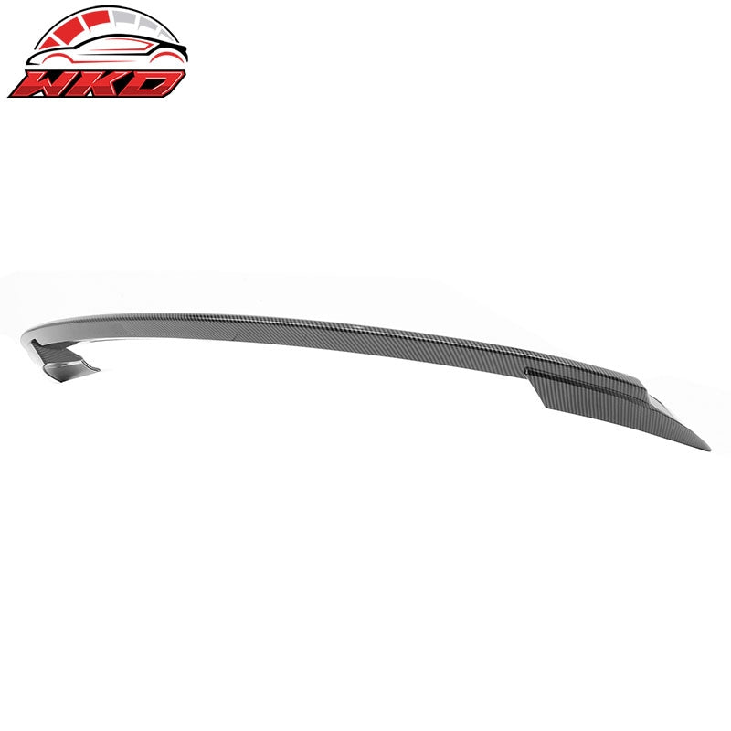 Fits 20-25 Tesla Model Y Sport Style Trunk Spoiler Wing Carbon Fiber Print ABS
