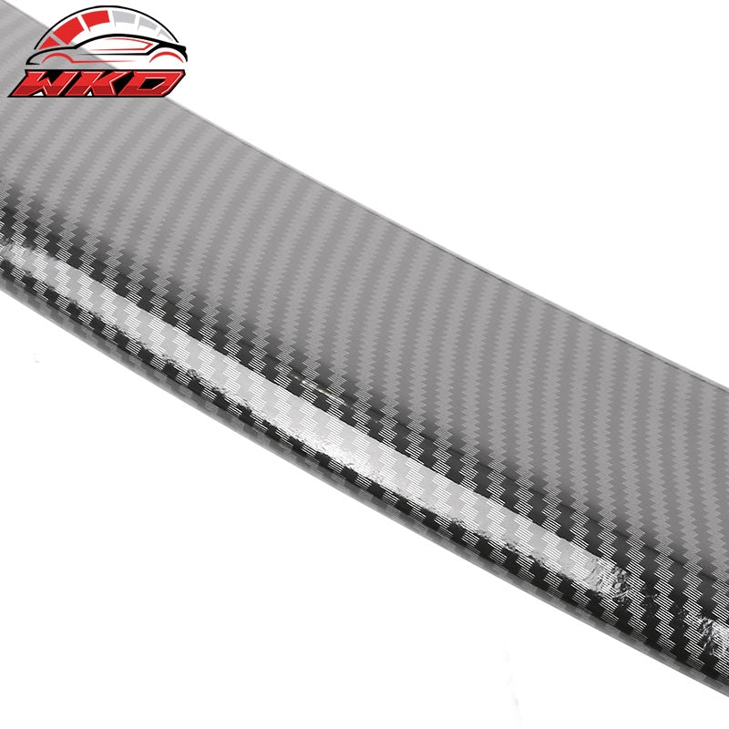 Fits 20-25 Tesla Model Y Sport Style Trunk Spoiler Wing Carbon Fiber Print ABS