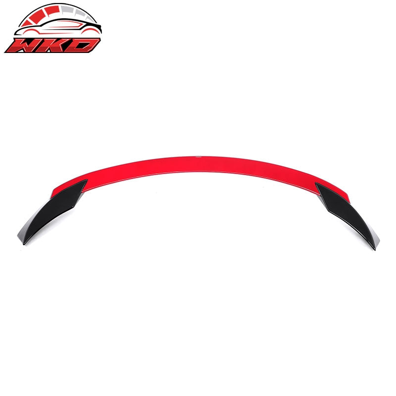 Fits 20-25 Tesla Model Y Sport Style Trunk Spoiler Wing ABS Gloss Black & Red