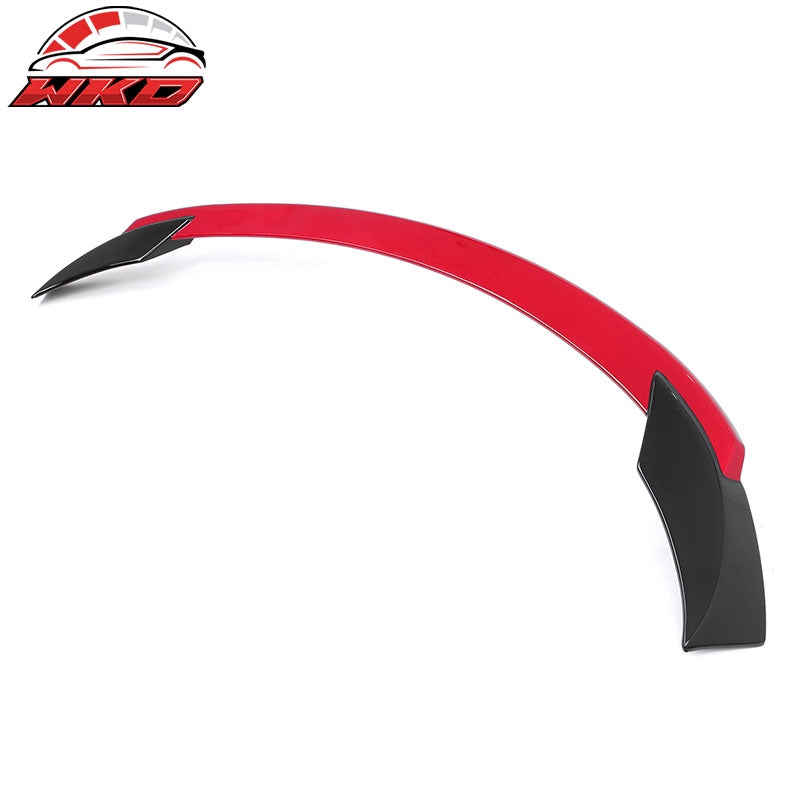 Fits 20-25 Tesla Model Y Sport Style Trunk Spoiler Wing ABS Gloss Black & Red