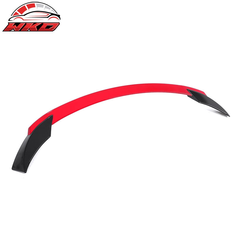 Fits 20-25 Tesla Model Y Sport Style Trunk Spoiler Wing ABS Gloss Black & Red