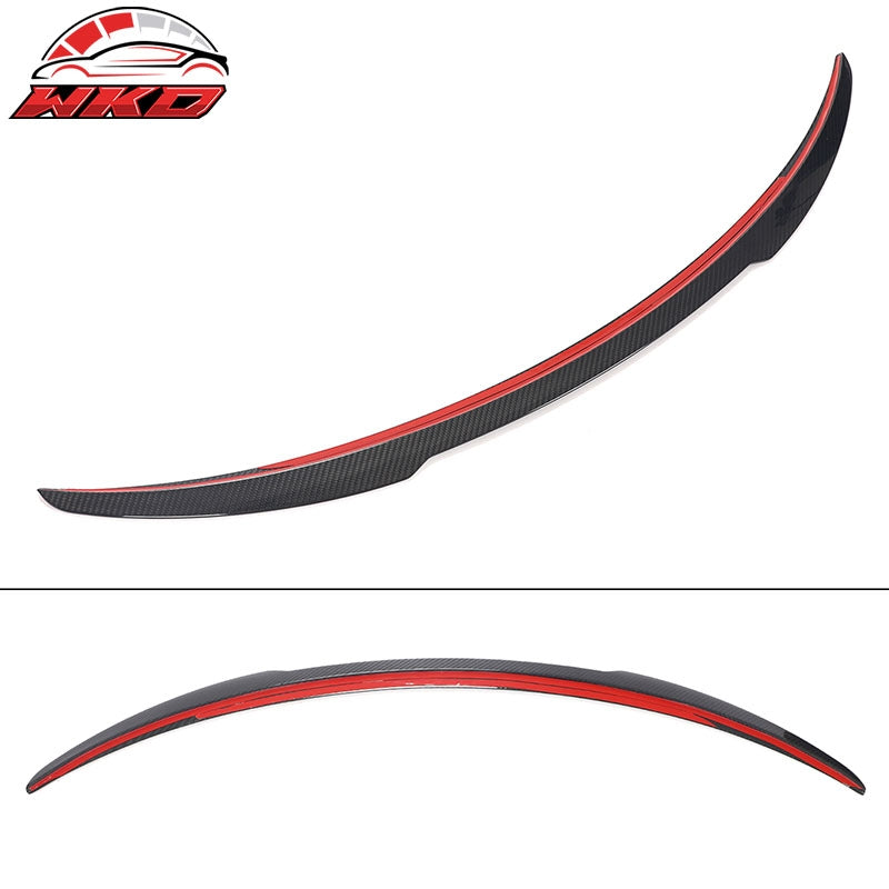 Dry Carbon Fiber Fits 20-25 Tesla Model Y Trunk Spoiler Rear Deck Lid Boot Wing