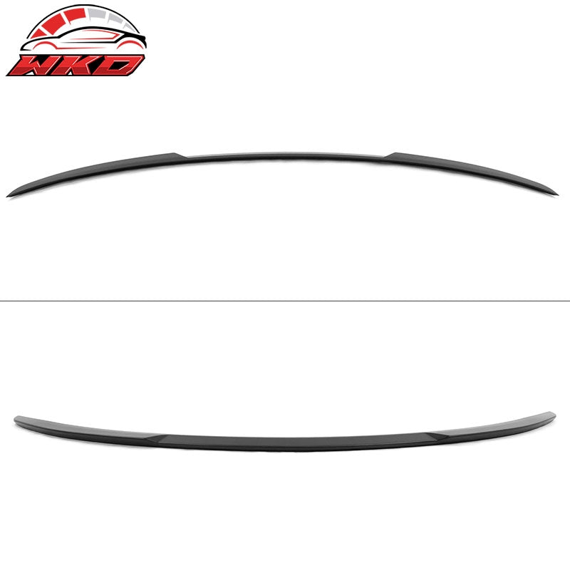 Fits 20-25 Tesla Model Y Trunk Spoiler Matte Black ABS Rear Deck Lid Boot Wing
