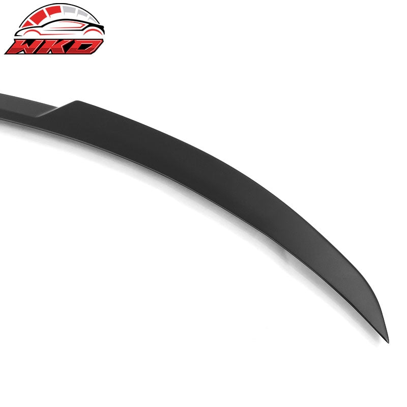 Fits 20-25 Tesla Model Y Trunk Spoiler Matte Black ABS Rear Deck Lid Boot Wing