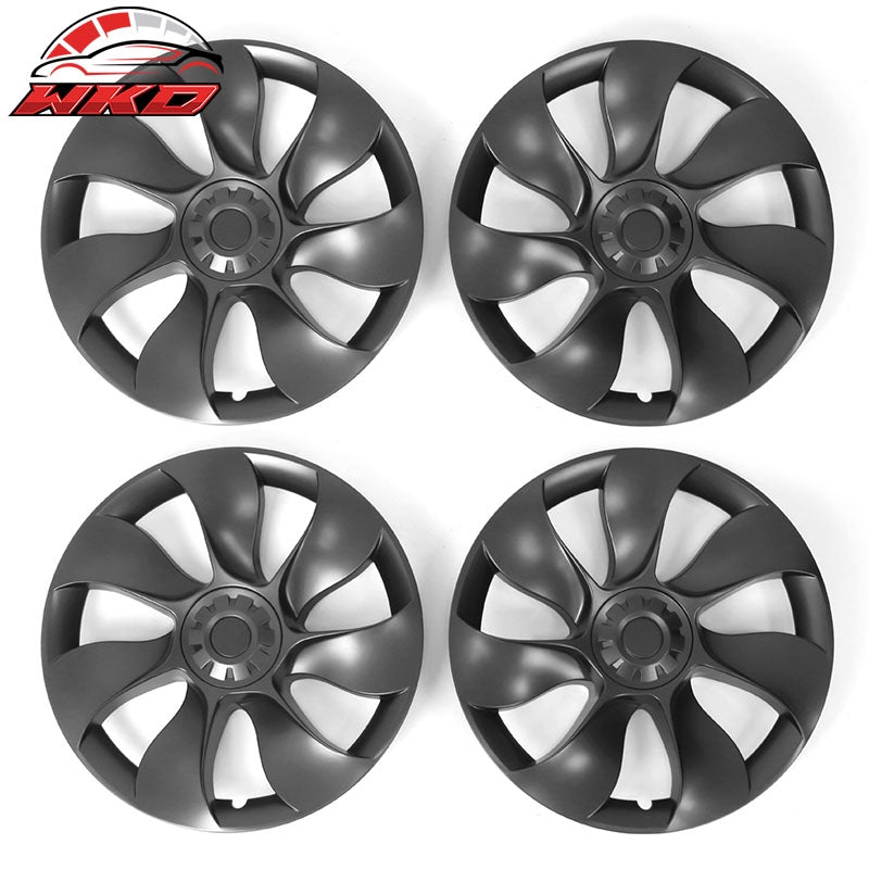 Wholesale 20-24 Tesla Model Y 19'' Wheel Covers Symmetry Design Hub Cap Gunmetal ABS