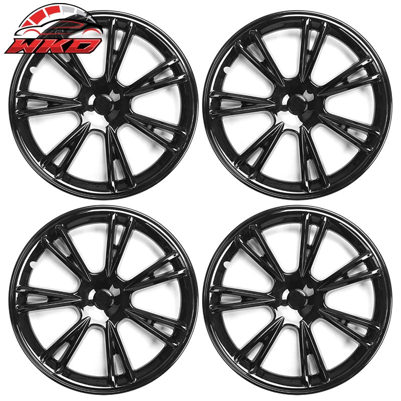 Wholesale 20-24 Tesla Model Y 19'' Arachnid Wheel Hubcaps Rim Covers Gloss Black 4PCS Arachnid Style - Gloss Black - Wikond Auto
