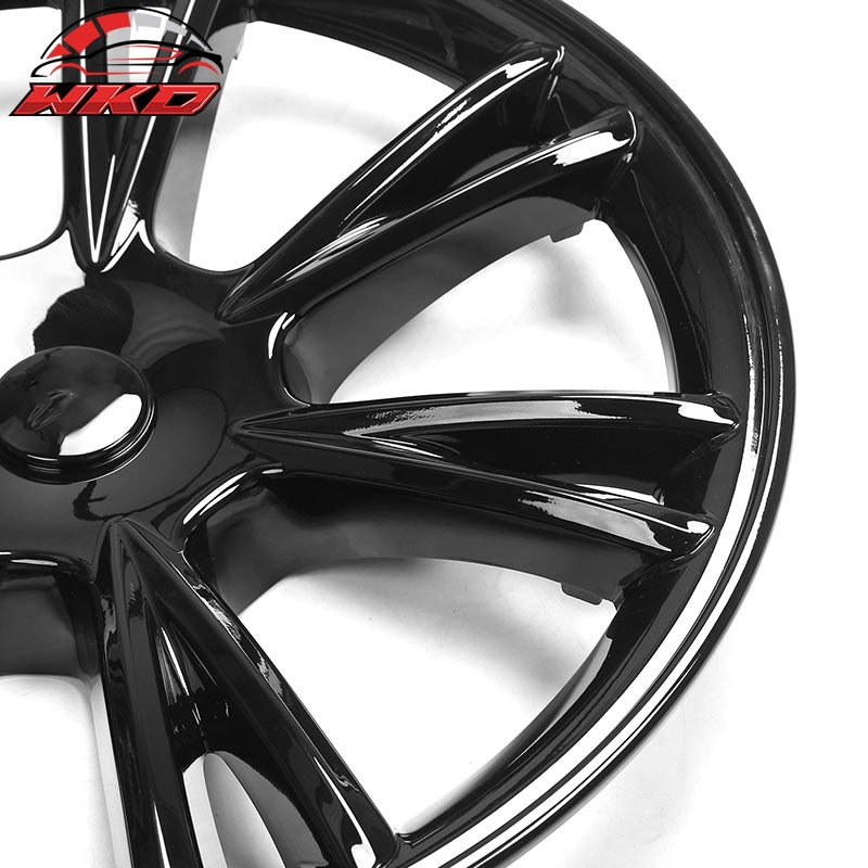 Wholesale 20-24 Tesla Model Y 19'' Arachnid Wheel Hubcaps Rim Covers Gloss Black 4PCS - Wikond Auto