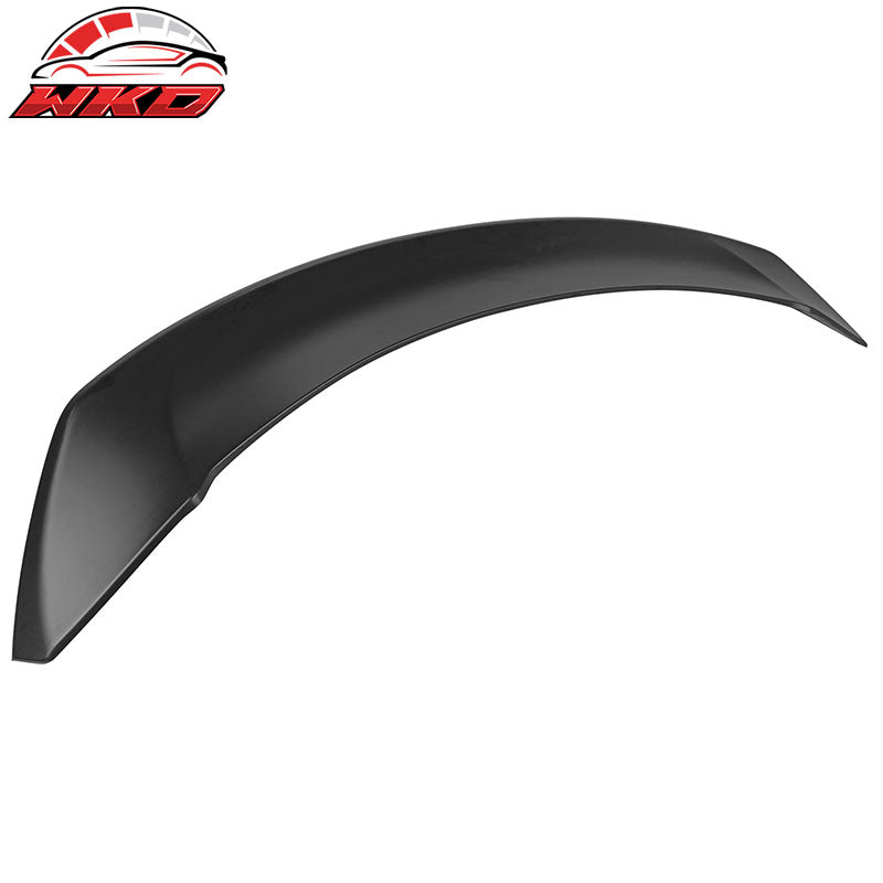 Fits 17-23 Tesla Model 3 S Style Rear Trunk Spoiler Wing Lip Unpainted Black ABS