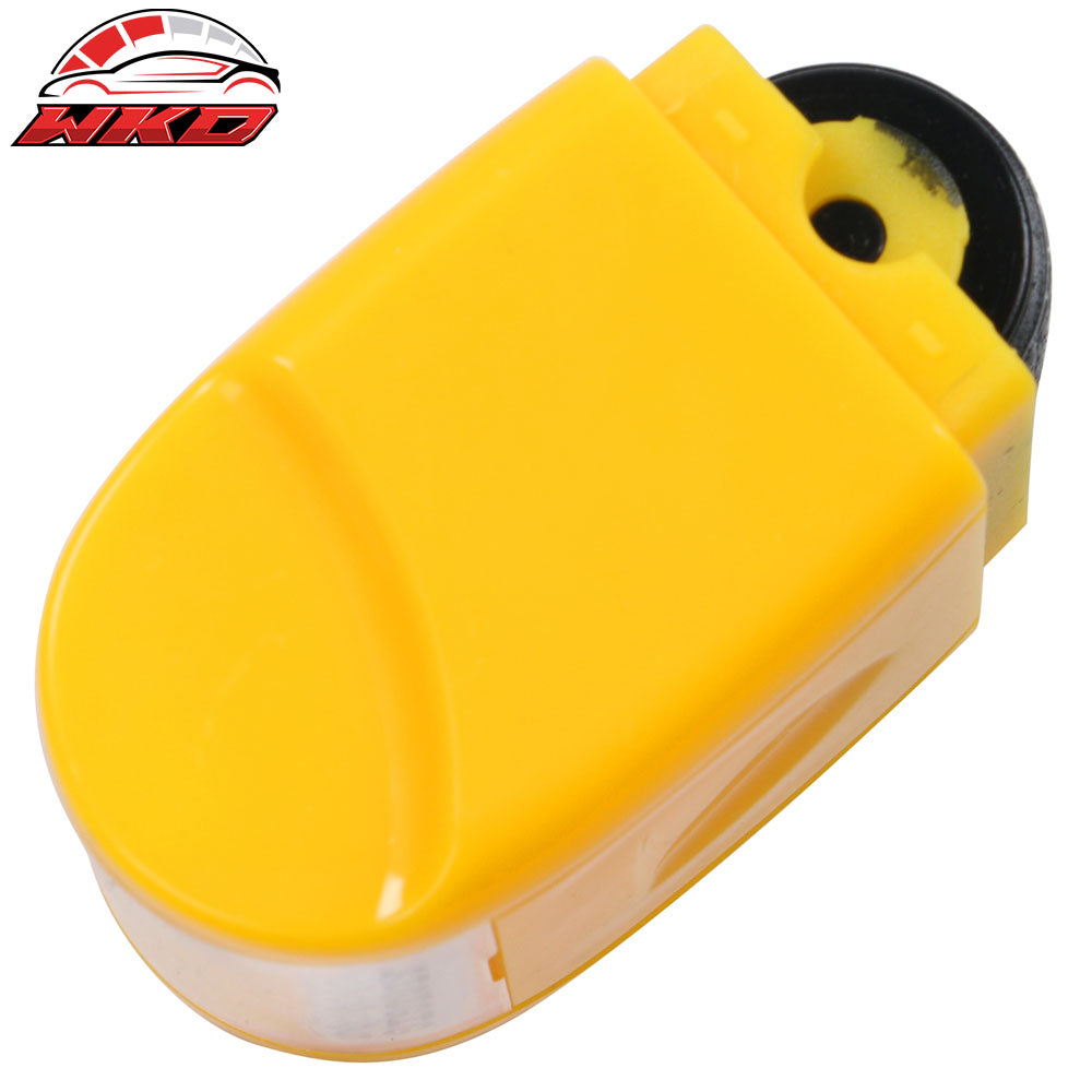 0.67 In Identify Theft Protection Guard Wide Roller Stamp w/ 3 Ink Refill Yellow