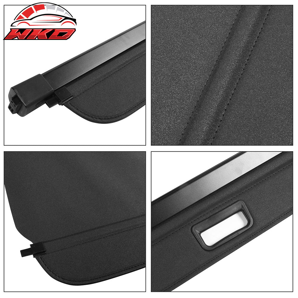 Fits 06-11 ML Class Black Tonneau Cargo Cover Retractable Vinyl+Aluminum Rod