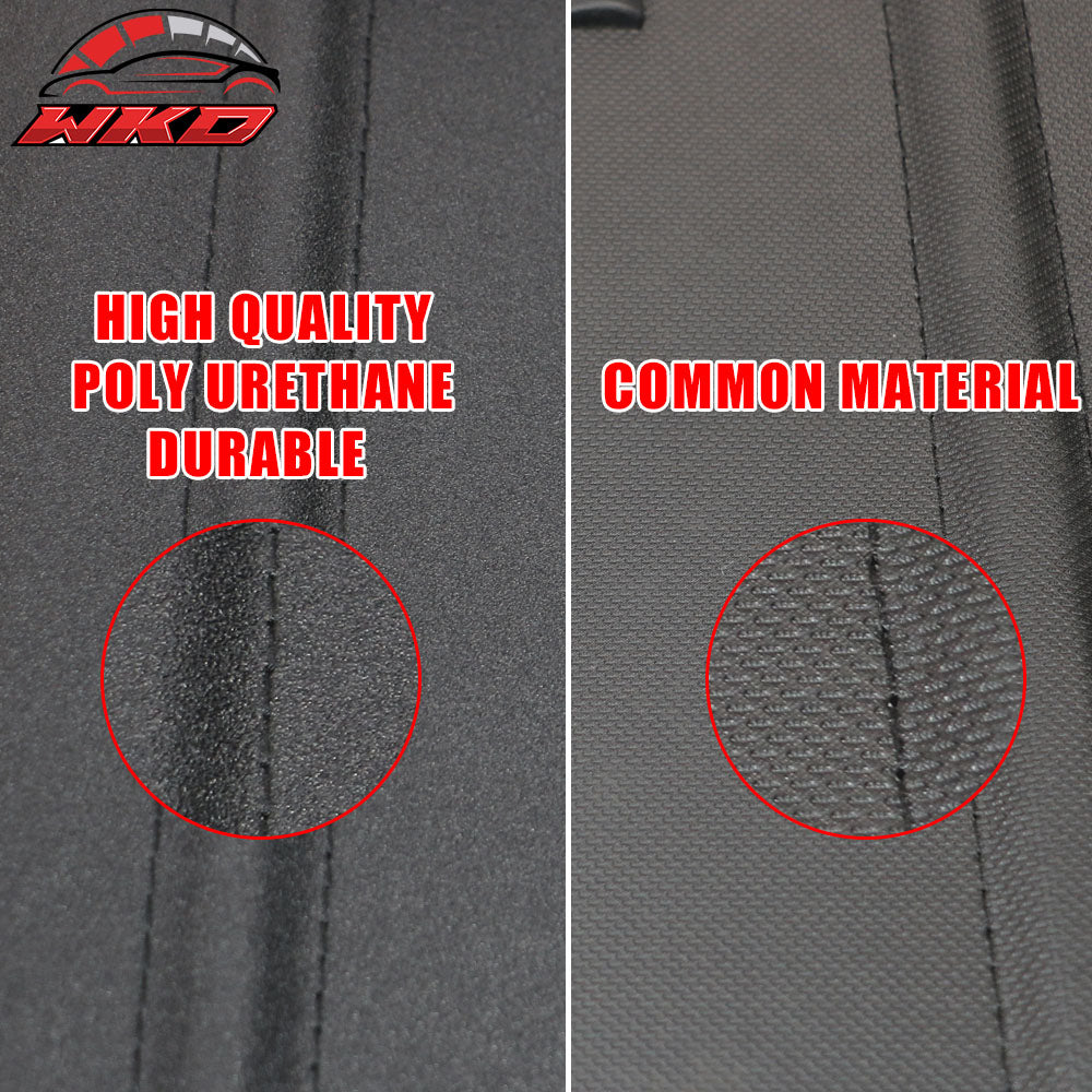 Fits 06-11 ML Class Black Tonneau Cargo Cover Retractable Vinyl+Aluminum Rod