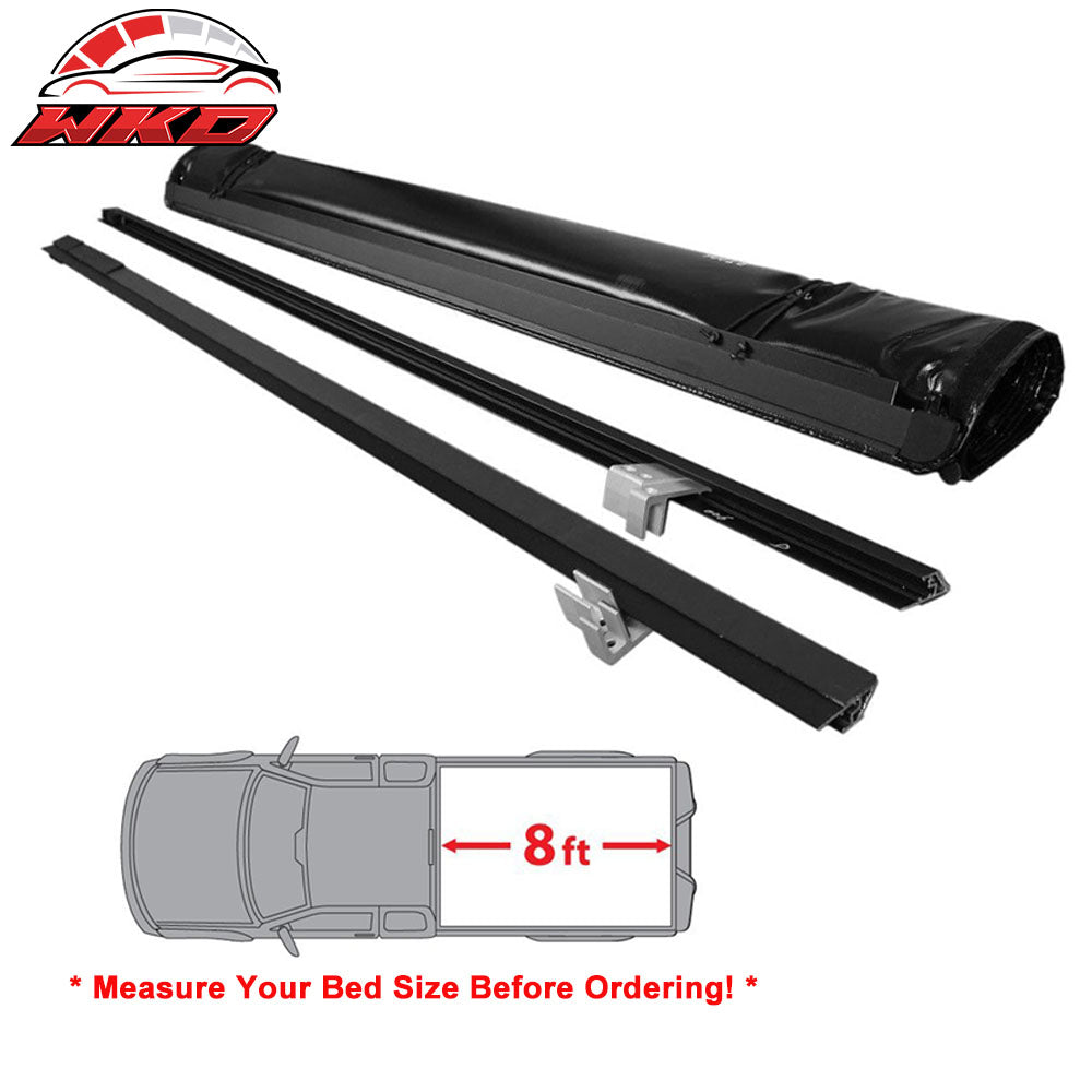 Fits 02-17 Dodge Ram 1500 2500 8FT Trunk Bed Lock Soft Roll Up Tonneau Cover
