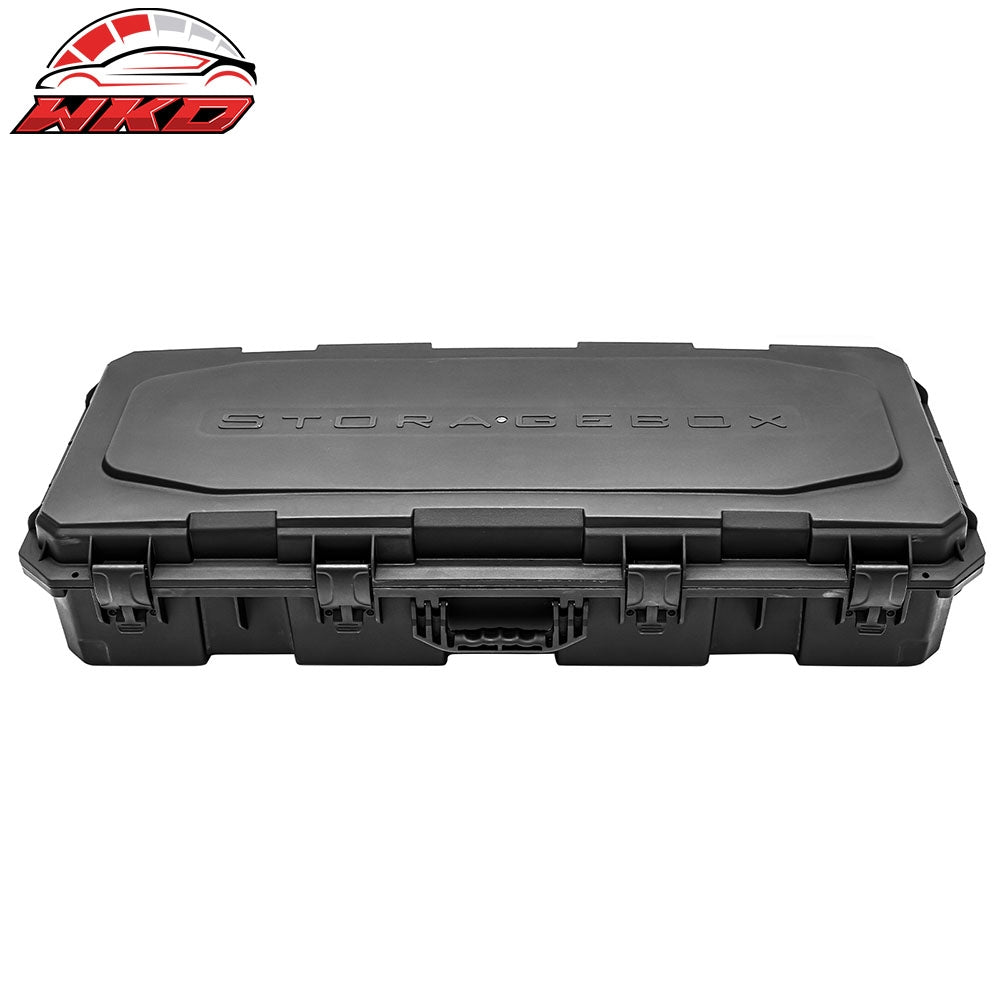 45X22X10" Truck Pickup Tool Box 120L Storage Organizer Case - Black PP | Wholesale - Wikond Auto