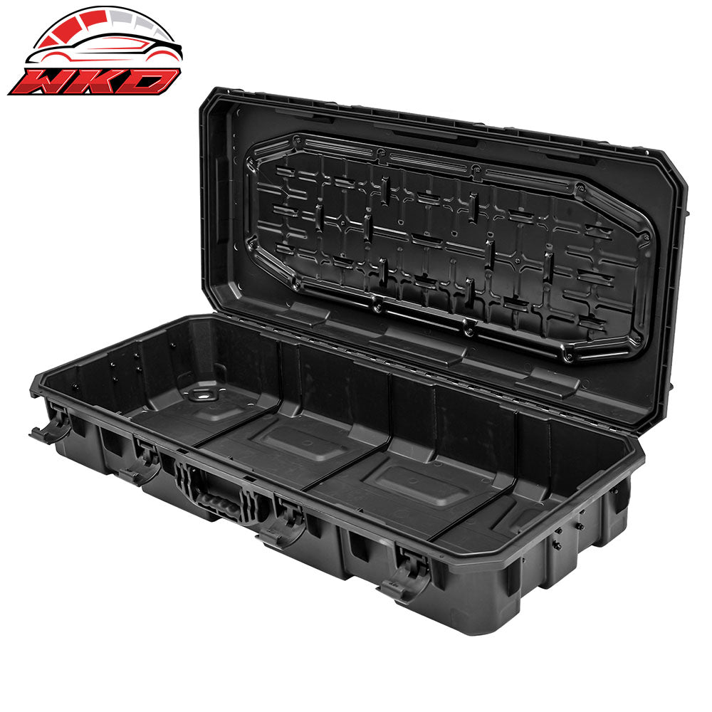 45X22X10" Universal Truck Pickup Tool Box 120L Storage Organizer Case - Black PP