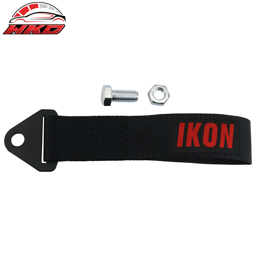 Wholesale 5700lbs Universal Black Tow Strap Decorative Racing Trailer Belt With IKON Logo