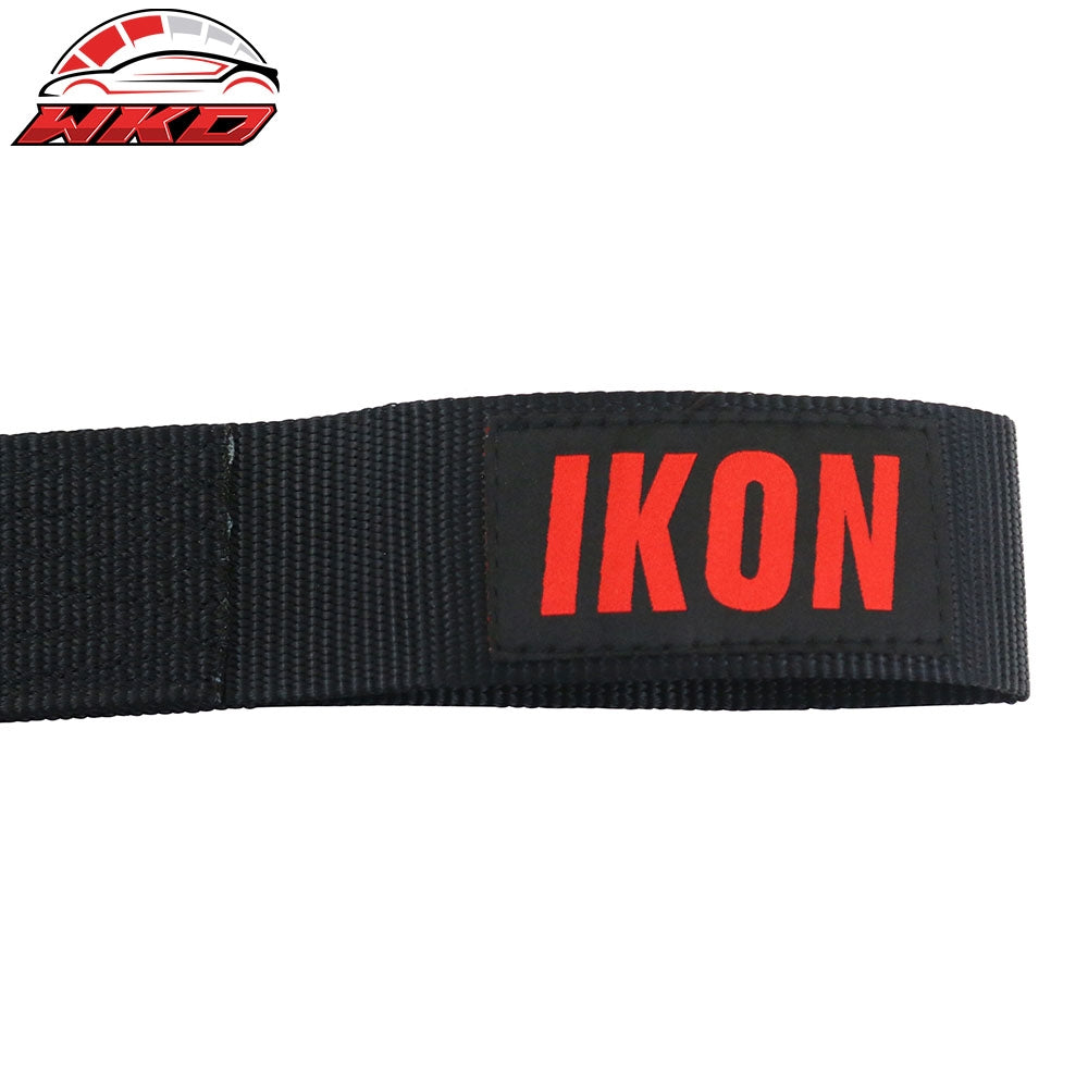 Wholesale 5700lbs Universal Black Tow Strap Decorative Racing Trailer Belt With IKON Logo - Wikond Auto