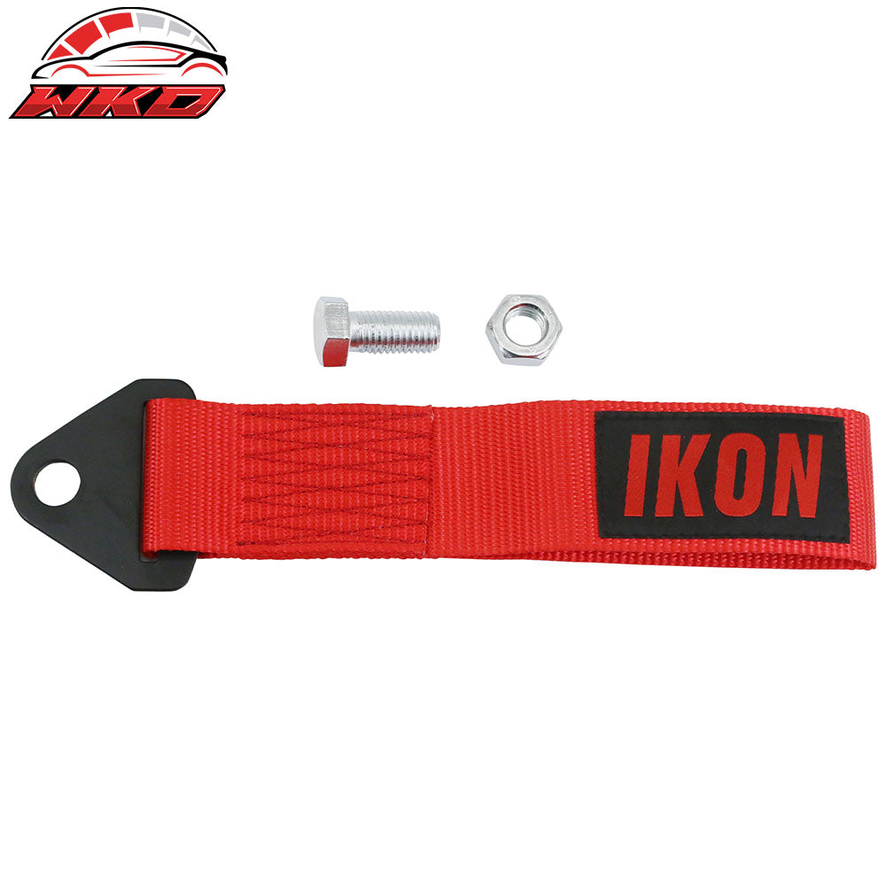 Wholesale 5700lbs Universal Red Tow Strap Rope Decorative Racing Trailer Belt w/ IKON Logo