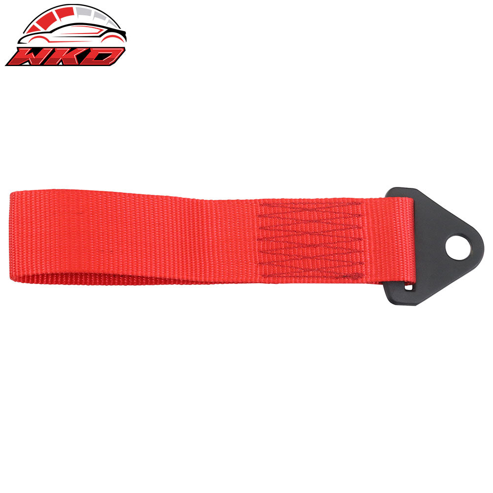 5700lbs Universal Red Tow Strap Rope Decorative Racing Trailer Belt w/ IKON Logo