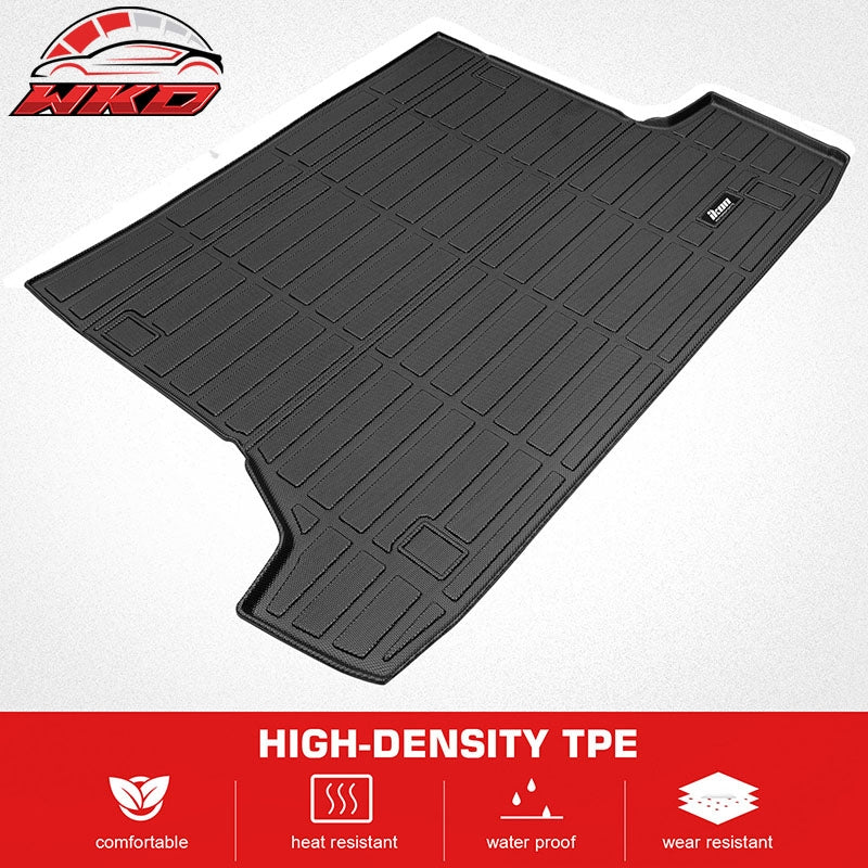 Fits 10-24 Toyota 4Runner 3D Molded TPE Trunk Mat Cargo Liner Pad +Cargo Cover