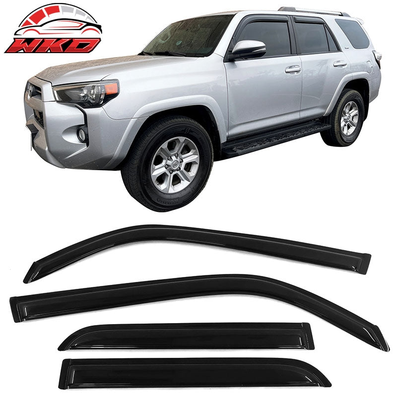 For 2010-2012 Toyota 4Runner Floor Mats Carpets + Trunk Mat + Slim Window Visors