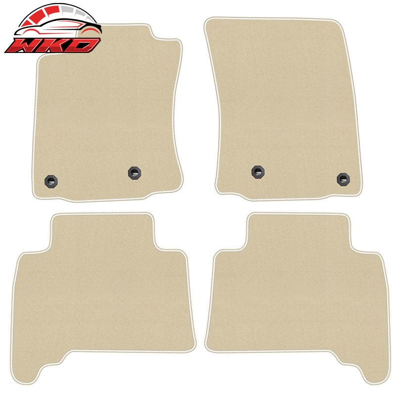 Wholesale 14-24 Toyota 4Runner 14-23 Lexus GX460 Floor Mats Liner Carpets Nylon Beige