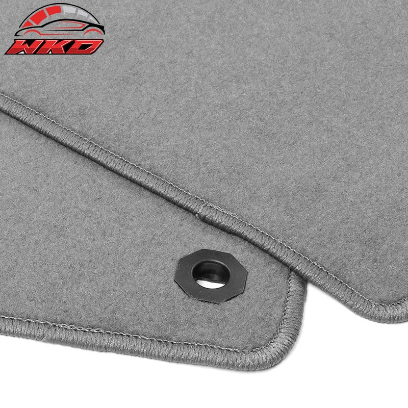 Fits 14-24 Toyota 4Runner 14-23 Lexus GX460 Nylon Floor Mats Liner Gray Carpets