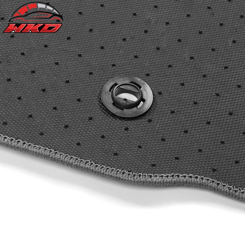 Fits 14-24 Toyota 4Runner 14-23 Lexus GX460 Nylon Floor Mats Liner Gray Carpets