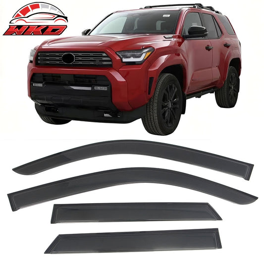 Wholesale 25-26 Toyota 4Runner Tape-on Window Visors Vent Rain Sun Guards Deflectors - Wikond Auto