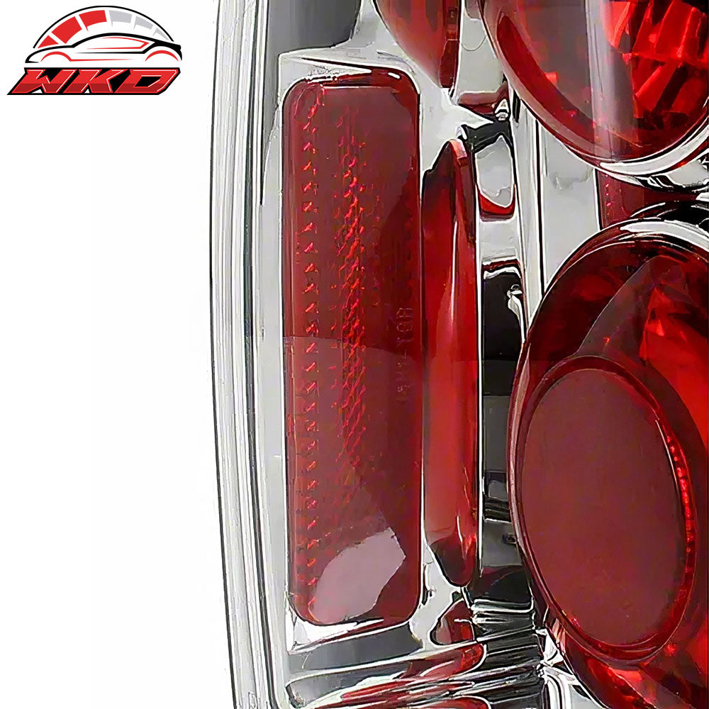 Fits 03-09 Toyota 4Runner Altezza Style Chrome Clear Lens Tail Lights Lamps Pair