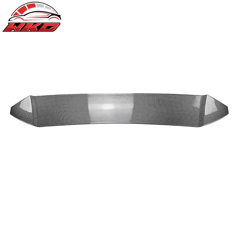 Fits 13-20 Toyota 86 BRZ FR-S IKON V3 Carbon Fiber Print Window Roof Spoiler ABS
