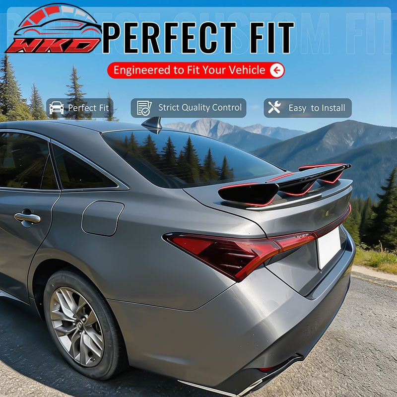 Wholesale 19-22 Toyota Avalon 54" PRO Style Rear Trunk Spoiler Wing Gloss Black ABS - Wikond Auto