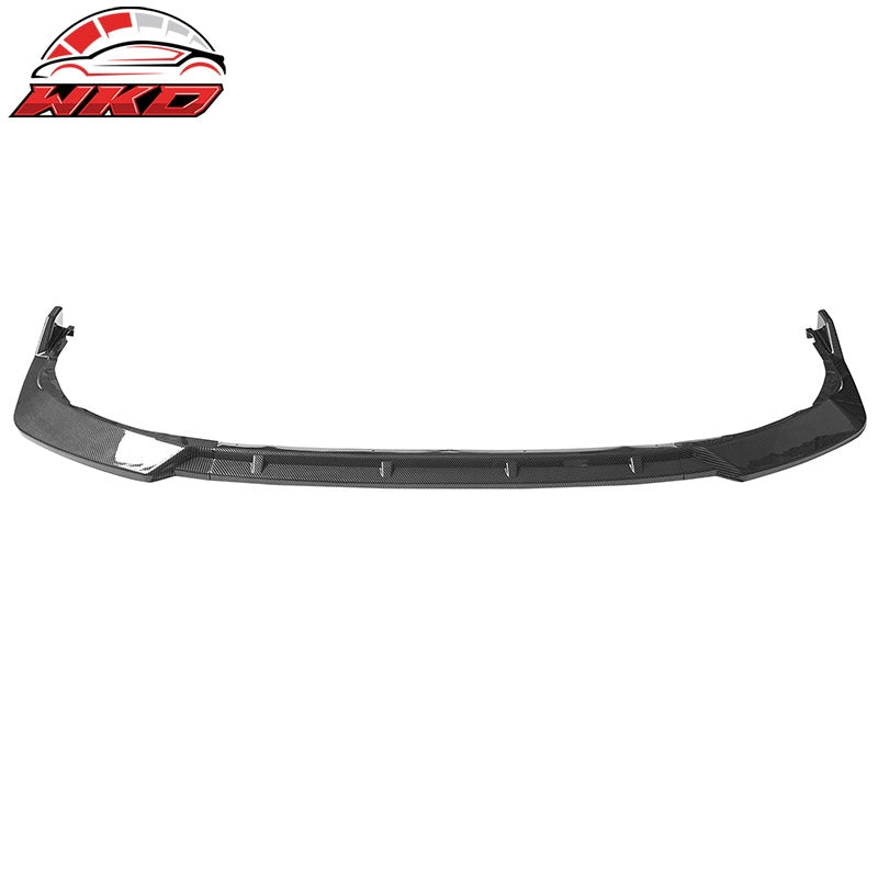 For 21-24 Toyota Camry 3PCS Front Bumper Lip Carbon Fiber Print