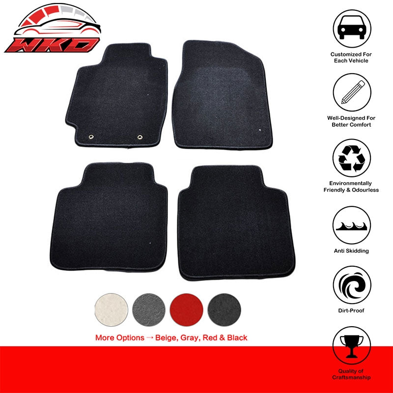 Fits 02-06 Toyota Camry 4Dr OE Factory Fitment Car Floor Mats Front & Rear Nylon