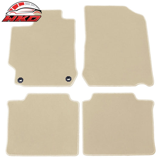 Wholesale 12-17 Toyota Camry Floor Mats Nylon Beige Non-Slip Auto Carpets 4Pcs Set
