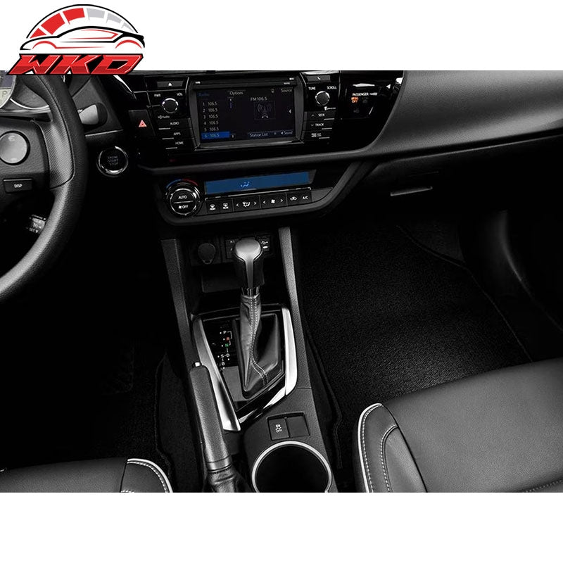 Fits 12-17 Toyota Camry Floor Mats Nylon Black Non-Slip Auto Carpets 4Pcs Set