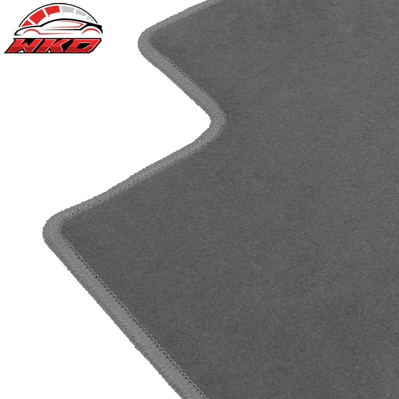 Fits 12-17 Toyota Camry Floor Mats Nylon Grey Non-Slip Auto Carpets 4Pcs Set