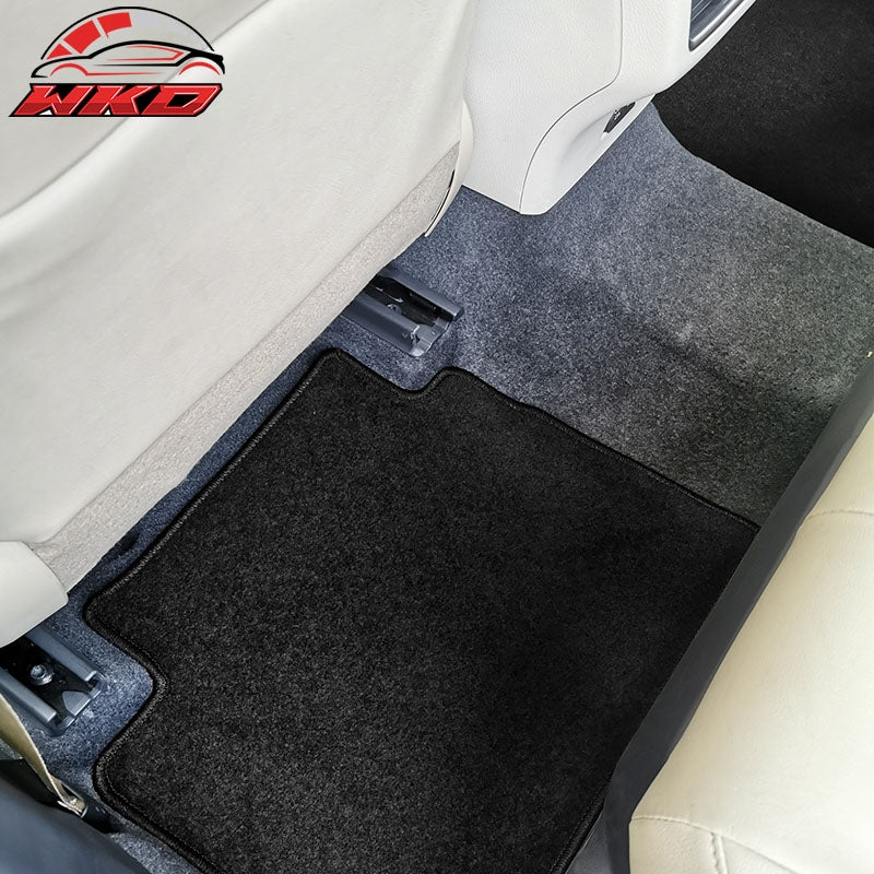 Fits 18-24 Toyota Camry Floor Mats Nylon Black Non-Slip Auto Carpets 4PC Set