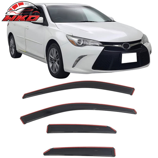 Wholesale 15-17 Toyota Camry In-Channel Window Visors Vent Rain Sun Guards Deflectors - Wikond Auto
