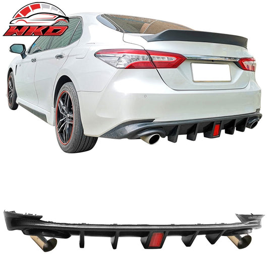 Wholesale 18-24 Toyota Camry LE XLE Rear Bumper Lip Diffuser 3RD Brake Light Tip CFL