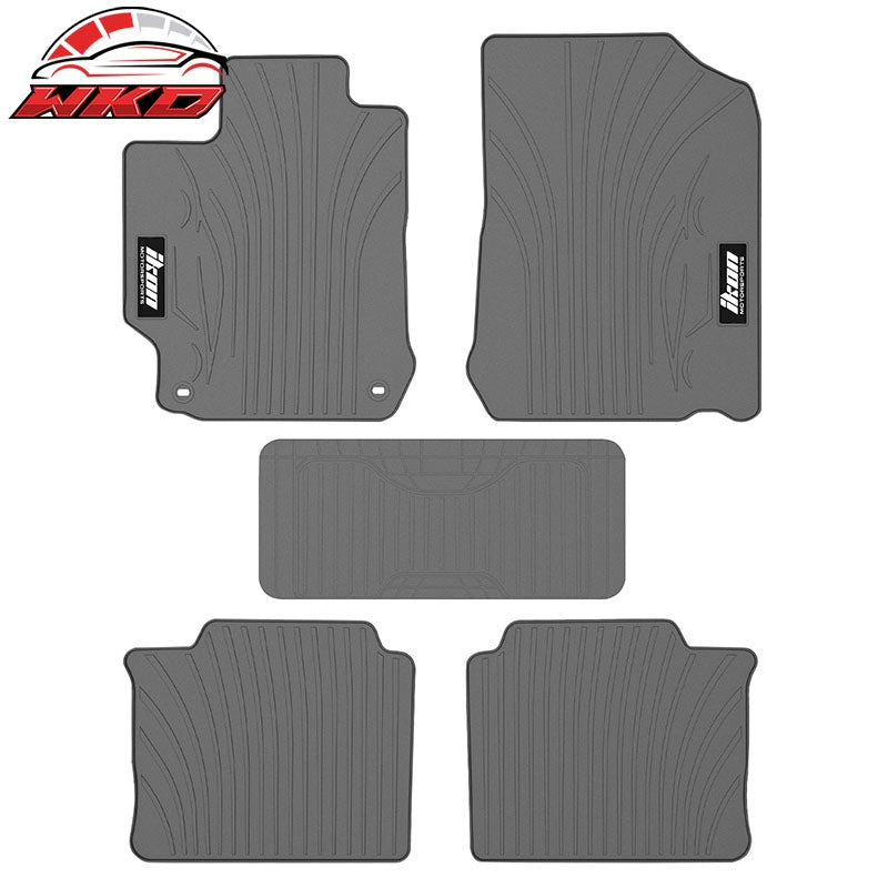 Wholesale 12-17 Toyota Camry Latex Car Floor Mats Liner All Weather Carpets Gray 5PCS