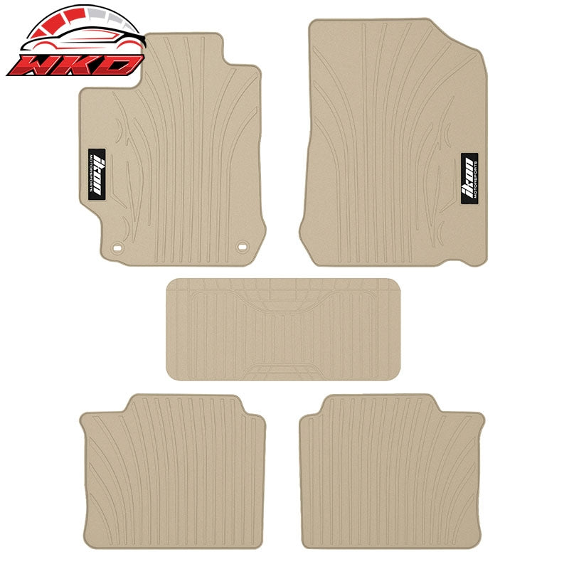 Wholesale 12-17 Toyota Camry Latex Rubber Floor Mats Custom Fit Carpets 5PCS - Beige