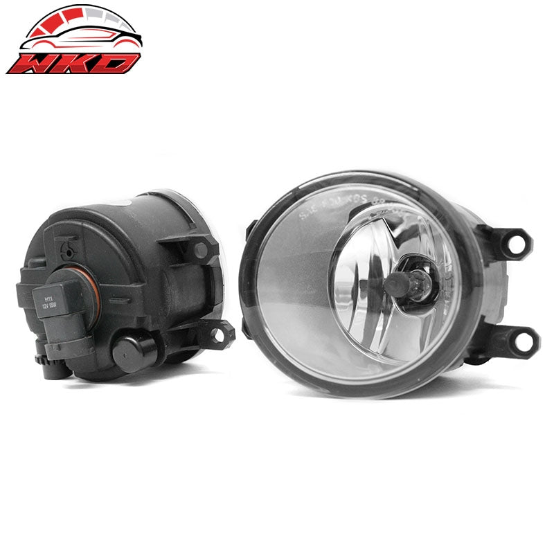 Fits 07-09 Toyota Camry RH LH Front Bumper Driving Fog Lights Lamps Clear Lens