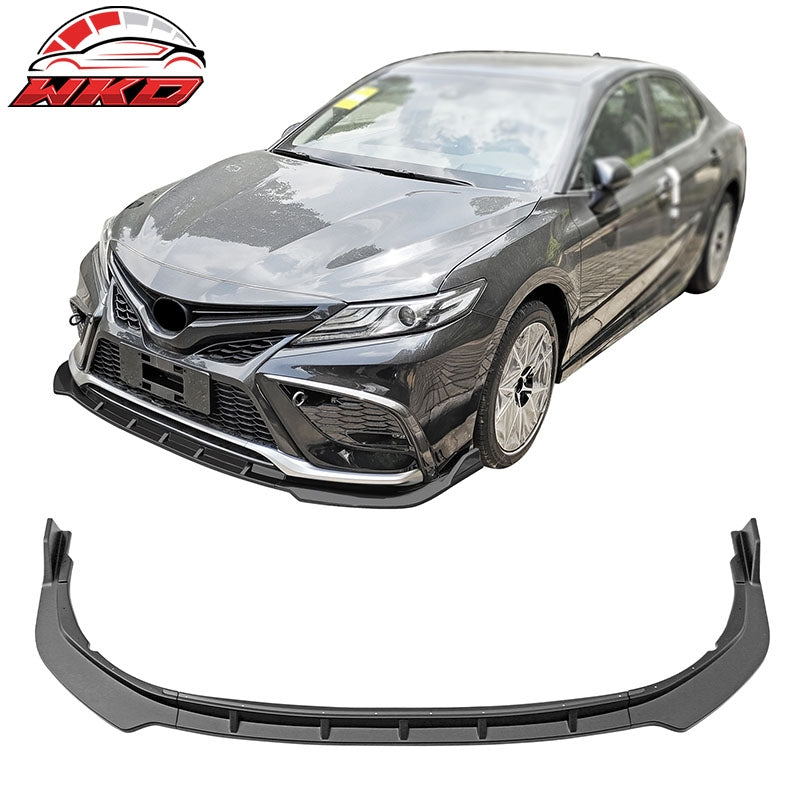 Wholesale 21-24 Toyota Camry SE 3PC Front Bumper Lip Spoiler PP Matte Black Splitter