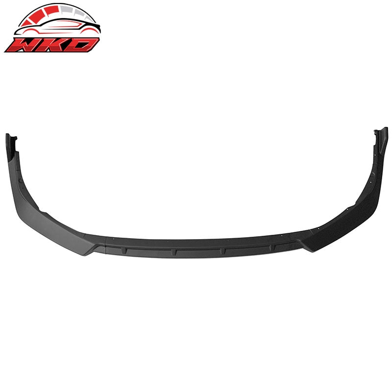 Fits 21-24 Toyota Camry SE 3PCS Front Bumper Lip Spoiler IKON Style Matte Black